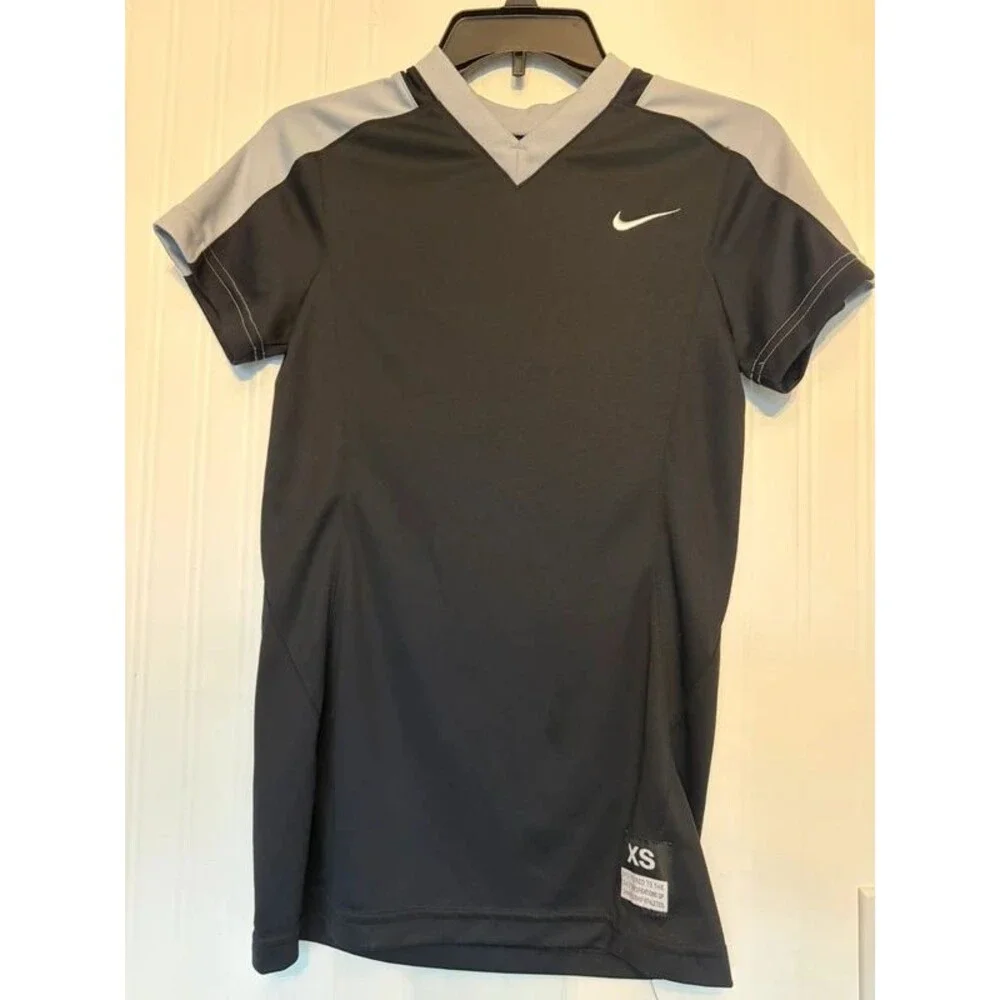 Nike Dri-FIT Women's Soccer/Training Jersey - Black & Grey - Size XS
